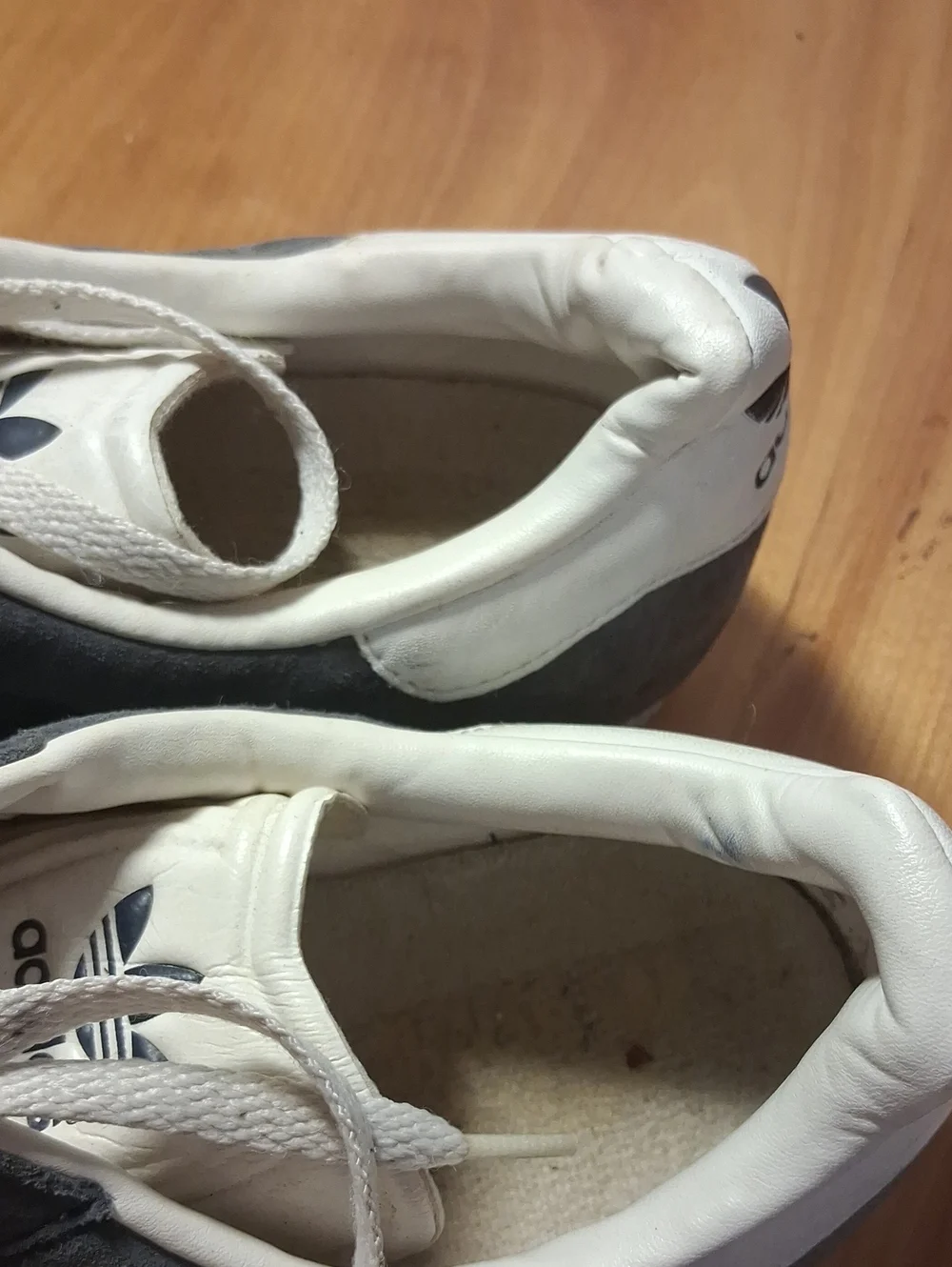 adidas Men's Suede Sneakers in Gray/blue and White Size 12